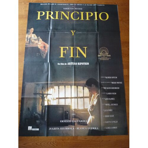 Principio Y Fin D'arturo Ripstein - Affiche Originale  De Cinéma  120 X 160 Cm