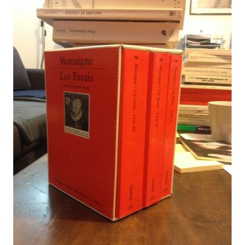 Les Essais Pack 3 Volumes