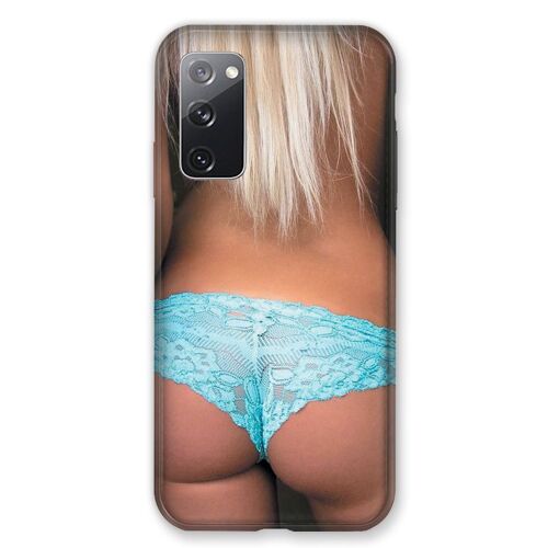 Coque Renforcée Pour Samsung Galaxy S20 Fe / S20fe Sexy Tanga Bleu