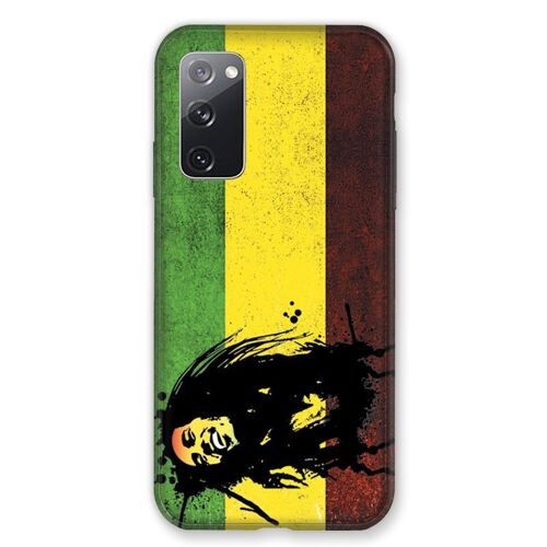 Coque Renforcée Pour Samsung Galaxy S20 Fe / S20fe Bob Marley Drapeau