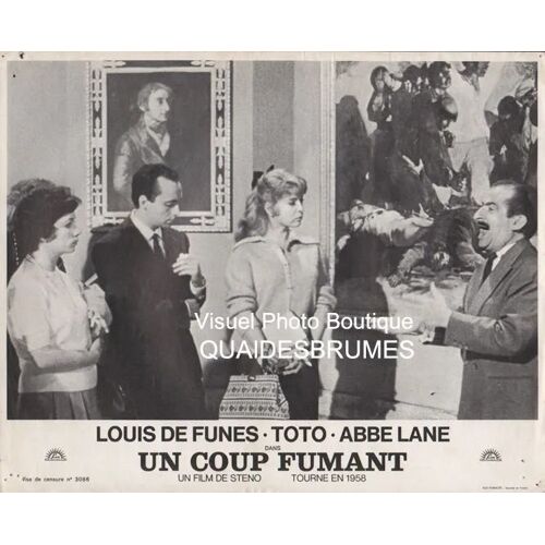 Un Coup Fumant - Totò, Eva E Il Pennello Proibito: Photo D'exploitation Cinématographique - Format 23.5x29 Cm - De Steno Avec Totò, Abbe Lane, Mario Carotenuto, Louis De Funès, Giacomo Furia - 1958
