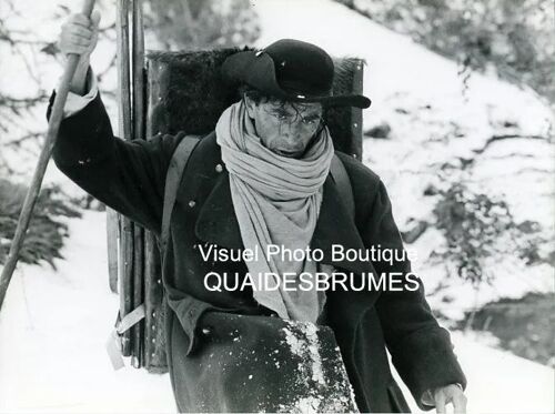 Richard Berry - La Trace: Photo Argentique D'exploitation Cinématographique - Format 18x24 Cm - De Bernard Favre - 1983