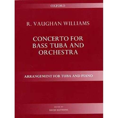Vaughan Williams : Concerto Pour Tuba Et Piano