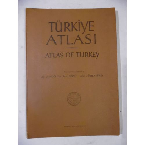 Atlas De La Turquie / Türkiye Atlasi - Ali Tanoglu / Sirri Erinc / Erol Tümertekin - Istanbul - 1961 - 34 X 49 Cm