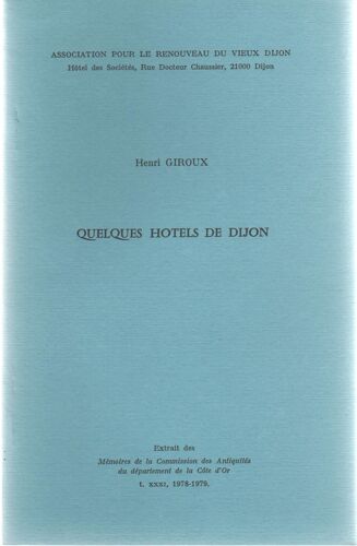 Quelques Hôtels De Dijon