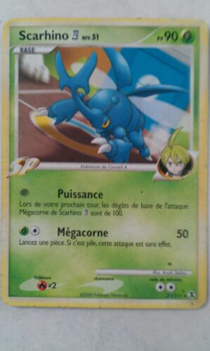 Carte Pokemon : Scarhino 90pv - Platine "Rivaux Emergeants"