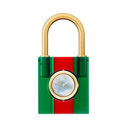 Montre Gucci Ya150501 Yellow Gold Plexiglass Unisex