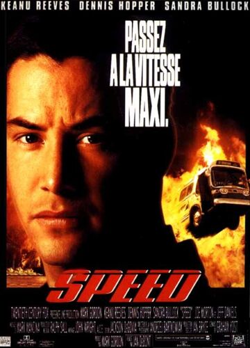 Speed - Keanu Reeves - 116x158 Cm - Affiche Cinema Originale