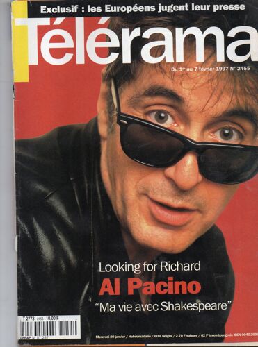 Telerama N° 2455 Du 29/01/1997