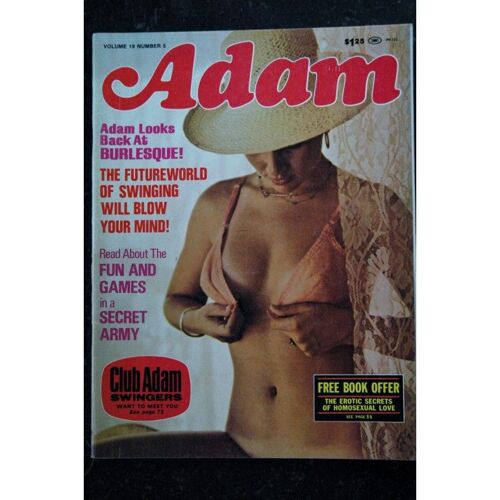 Adam Us Vol. 19 N° 5 May 1975 - Tres Rare - Burlesque - Swinging - Gayna Carole Brandy Linda