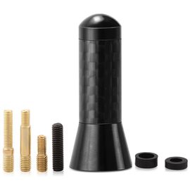 Antenne Radio En Fiber De Carbone De 3.5cm Pour Renault Koleos Twingo Scenic Megane Fluenec Latitude Clio 1/2/3/4 Style De Voiture