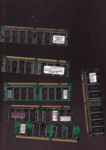 Mémoire Barrettes  Lot De 6 (256 Et 125)