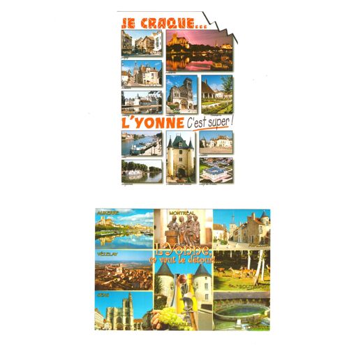 2 Cartes De L'yonne