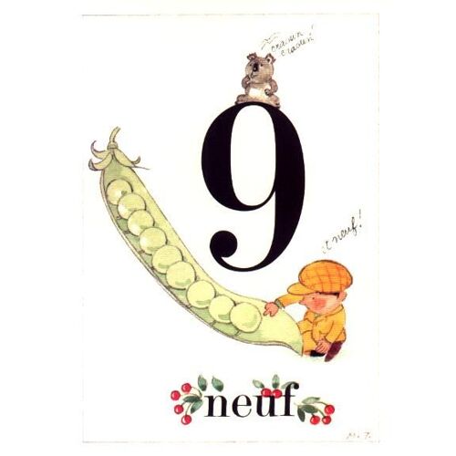 Calcul. Chiffre " 9 " ( Monique Touvay )