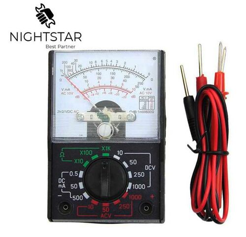 Multimètre électrique à aiguille ca/cc OHM voltmètre ampèremètre Multi testeur MF-110A
