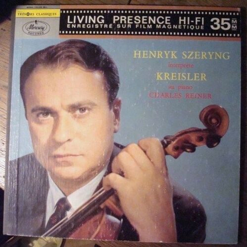 Henryk Szeryng Interpréte Kreisler Au Piano Charles Reiner