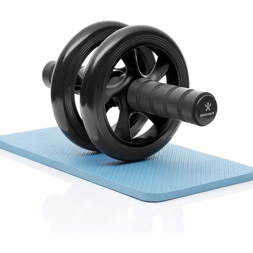 Roue Abdominaux Classic 28 X 16 Cm L X Ø Incl Tapis Genoux Renforcement De La Ceinture Abdominale, Accessoire Fitness Pour La Maison Différentes Couleurs
