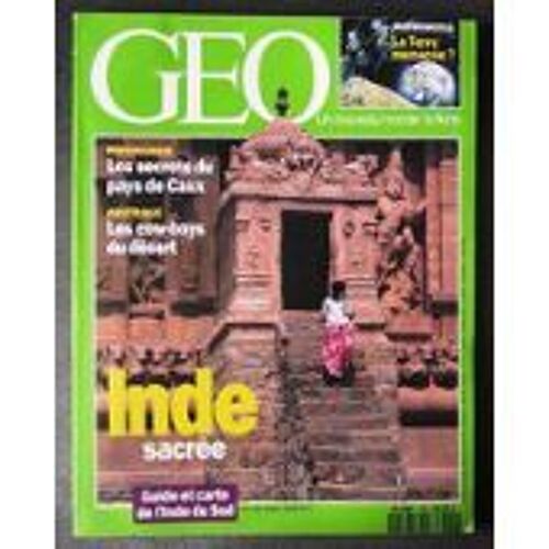 Géo N° 169 Les Secrets Du Pays De Caux Australie Les Cow-Boys Du Désert Inde Scrée