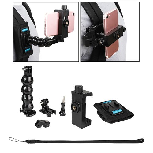 Sangle Réglable Multifonctionnelle Pour Sac À Dos, Support De Téléphone Lancé, Pince Pour Mobile Morning Max, 7 "", Voyage À Pied