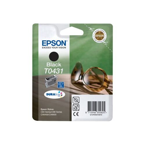 Epson T0431 (Lunettes) - Cartouche dencre noir 1350 pages pour Stylus C84, C84N, C84wifi, C84WN, C86, CX4600, CX6400, CX6600