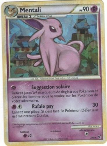 Carte Pokémon "Mentali" Pv90 Holo 2/90
