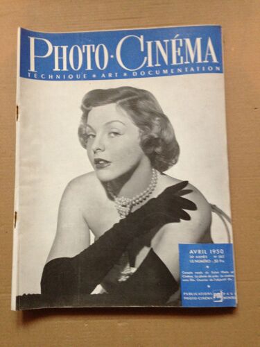 Photo  Cinema N° 582 Du 01/04/1950 582