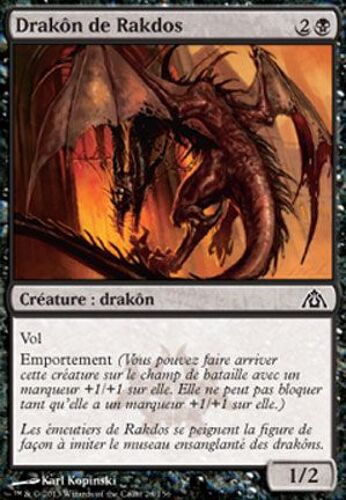 Drakôn De Rakdos - Le Labyrinthe Du Dragon - C - Magic Mtg