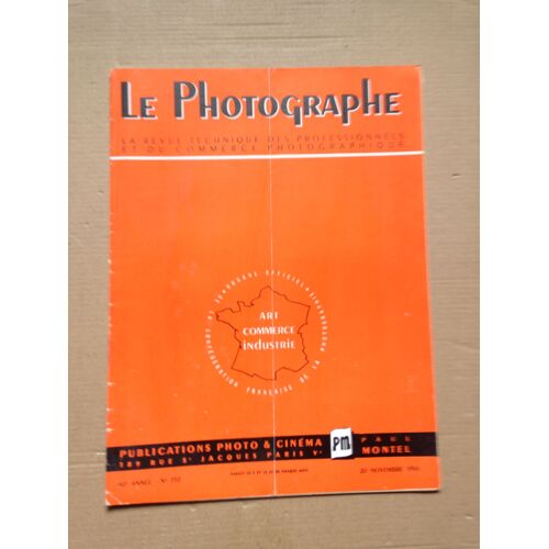 Le Photographe  N° 732  Novembre  1950
