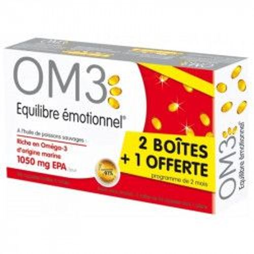 Super Diet Om3 Omega 3 - 3 Boîtes 