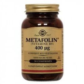 Solgar Métafolin Vitamine B9 400µg 50 Comprimés 