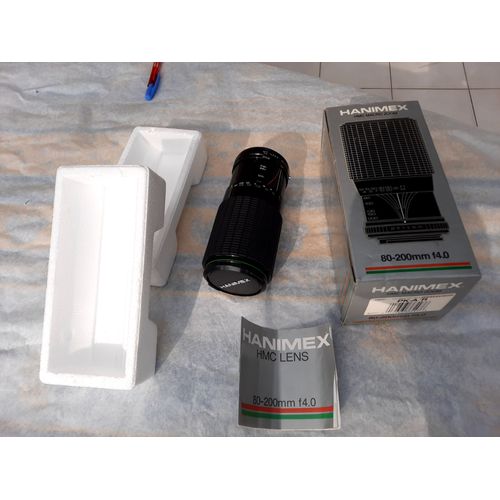 Objectif ZOOM Hanimex MC f=80-200 mm - 1:4.0 - 55