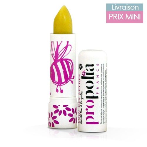 Baume À Lèvres Bio "Halte Aux Lèvres Sèches" - Karité, Cire De Propolis, Propolis - Propolia 