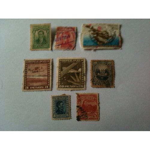 Lot De 8 Timbres Divers Amérique Du Sud