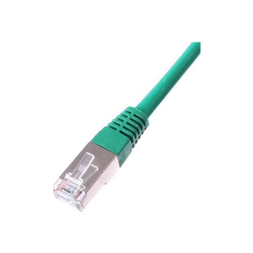 Uniformatic - Câble réseau - RJ-45 (M) pour RJ-45 (M) - 10 m - FTP - CAT 6 - sans halogène, moulé, contacts flashés d'or - vert