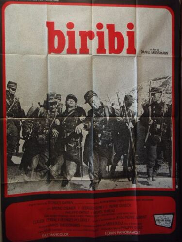 Biribi/ 1970/ Affiche Originale Pliee 120 X 160/ Georges Darien/ Antimilitarisme