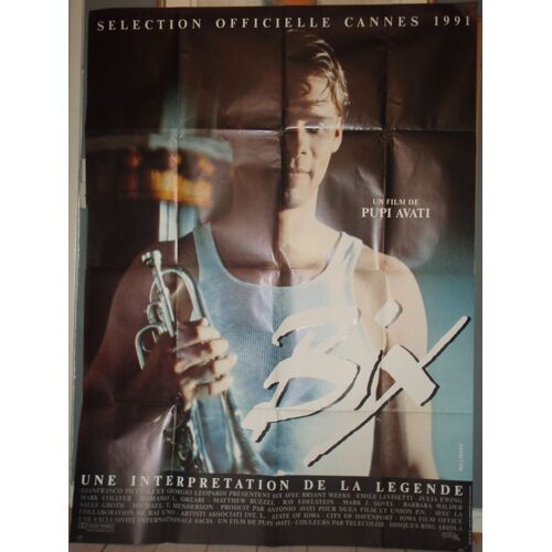 Bix/ 1990/ Affiche Originale Pliee 120 X 160/ Jazz/ Trompette