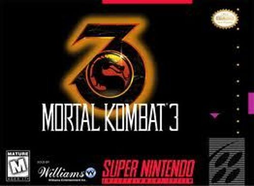 Mortal Kombat 3 Snes Super Nintendo