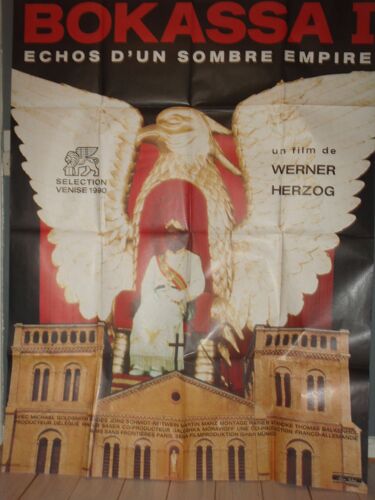Bokassa I, Echos D'un Sombre Empire/ 1990/ Affiche Originale Pliee 120 X 160/ Werner Herzog/ Afrique