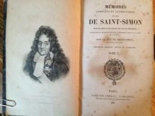 Mémoires Complets Et Authentiques Du Duc De Saint-Simon. 40 Tomes En 20 Volumes Complets
