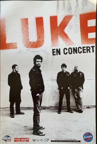 Luke - En Concert - 40x60cm - Affiche / Poster Envoi En Tube