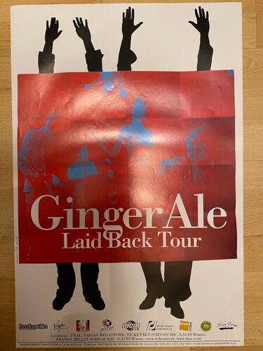 Ginger Ale - Laid Back Tour - 40x60cm - Affiche / Poster Envoi En Tube