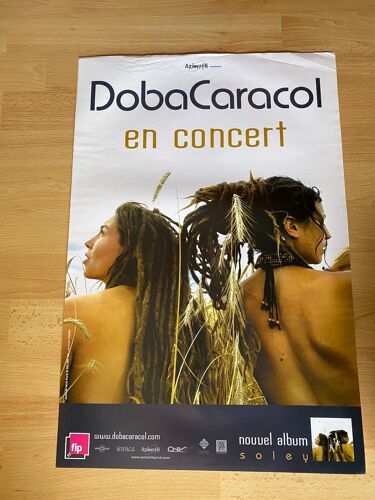 Doba Caracol - En Concert - Soley - 40x60cm - Affiche / Poster Envoi En Tube