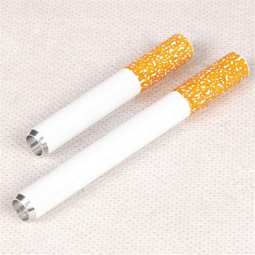 Moulin à Hornet en forme de Cigarette, tuyau métallique, accessoires de Pipe à fumer, filtre de Pipe à tabac, support de Pipe à renifler de tabac Liar