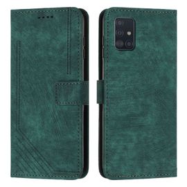 Coque Pour Samsung Galaxy A51 4g,Etui De Samsung Galaxy A51 4g Premium En Cuir Pochette Protection,Étui Pour Samsung Galaxy A51 4g Portefeuille Rabat Clapet Case,Vert