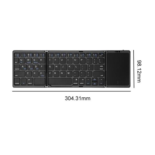 Mini clavier pliable sans fil, Compatible Bluetooth, 64 touches, pour IOS, Android, Windows, ipad, tablette