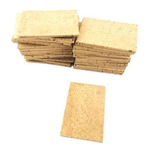 Feuille de liège rectangulaire pour Saxophone, 50 pièces, haute résistance