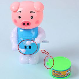 Jouet Gag Remontoir, Nouveauté, Jouet Amusant, Cadeau De Noël, Figurine Cochon, Tambour À Battement, Avec Mécanisme, Jouet Pour Enfants, Ensemble De Jeu Éducatif D5qa