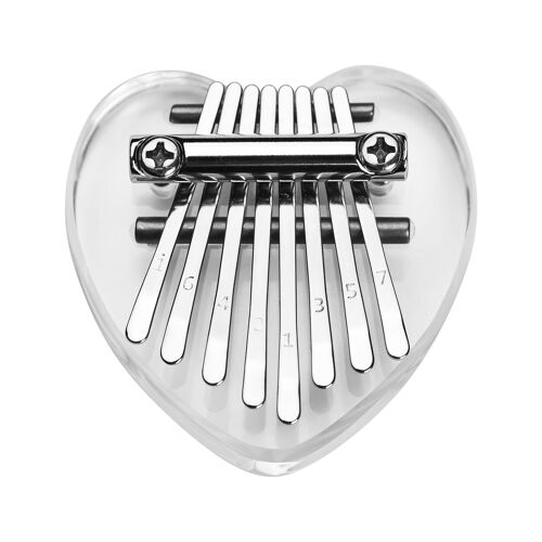 Mini Kalimba Portable avec lanière, Piano à pouce, 8 touches, Instrument de musique pour adultes et enfants