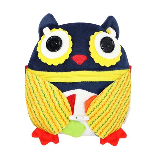 Jouets À Boucle Coccinelle Hibou En Peluche Animal En Peluche, Activité D'apprentissage Montessori, Jouet De Développement Des Capacités Motrices, Résolution De Problèmes D5qa