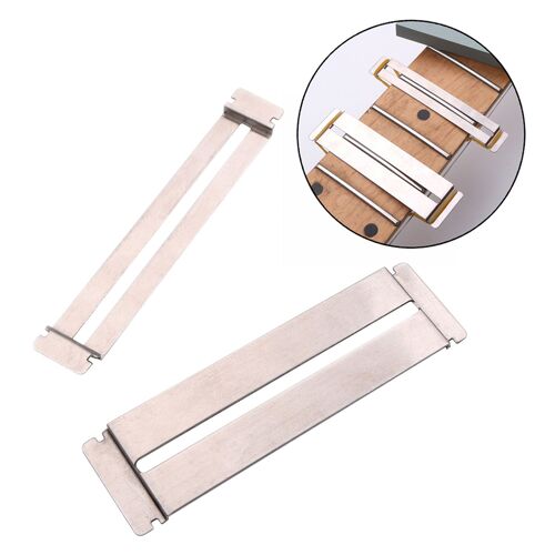 Jeu d'outils de réparation de frettes de guitare pliables, protecteur de frettes en acier inoxydable, outil Luthier, accessoires de guitare